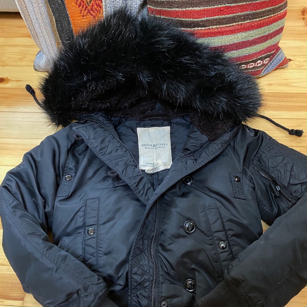 Ralph Lauren Denim & Supply Hood Bomber Jacket